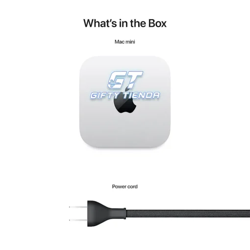 MAC MINI M4 PIC 7 CONTENIDO DE LA CAJA GIFTY TIENDA IMPORTADORES DE IPHONE Y MACBOOK APPLE EN ARGENTINA