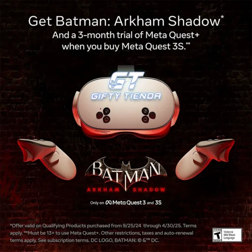 META-QUEST-3S-128-GB-OCULUS-BATMAN-ARKHAM-SHADOW-3-MONTH TRIAL-GIFTY-TIENDA-PIC-2